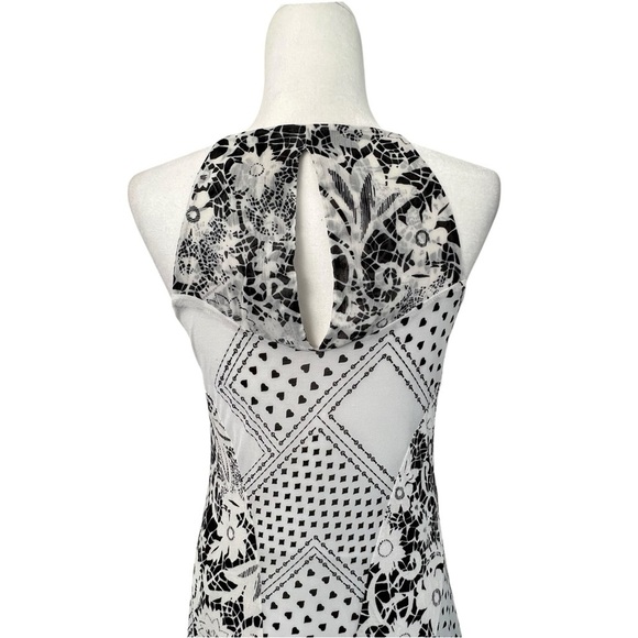 Disney Alice Through The Looking Glass Black and White High Low Sundress - Picture 5 of 13